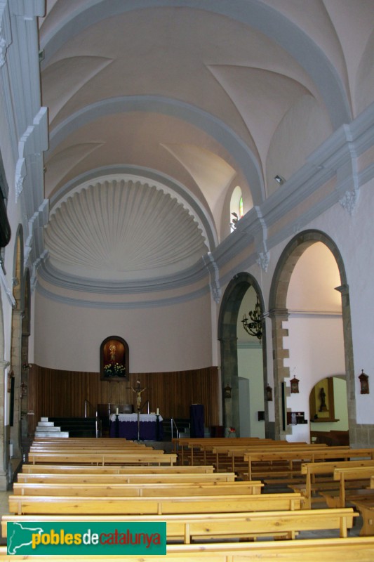 Anglès - Església de Sant Miquel (Foto: Albert Esteves, 2012) Anglès - Església de Sant Miquel