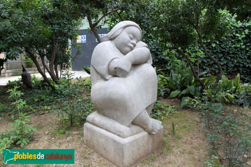 Barcelona - Parc de la Ciutadella. Nena que dorm (Foto: Albert Esteves, 2018) Barcelona - Parc de la Ciutadella. Nena que dorm