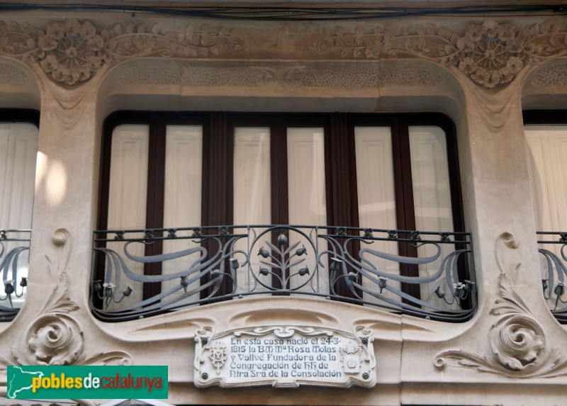 Reus - Carrer LLovera, 19-21 (Casa Tomàs Jordi) (Foto: Albert Esteves, 2024) Reus - Carrer LLovera, 19-21 (Casa Tomàs Jordi)