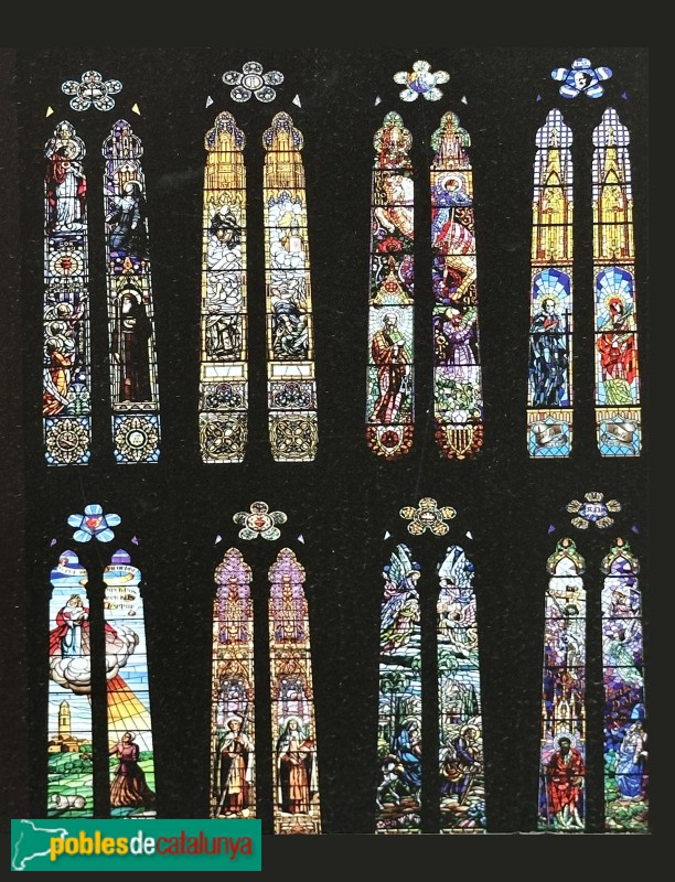 Reus - Església de Sant Joan Baptista (Foto: cartell in situ) Reus - Església de Sant Joan Baptista