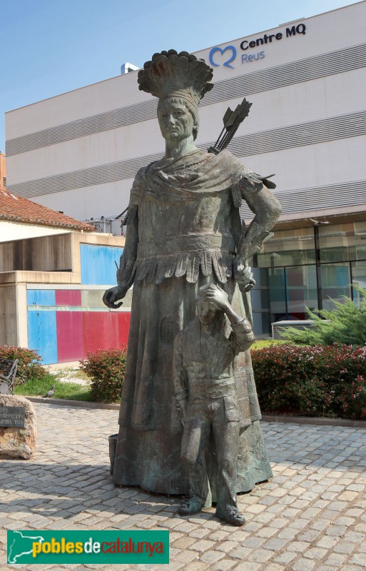 Reus - Escultura El gegant indi (Foto: Albert Esteves, 2024) Reus - Escultura El gegant indi