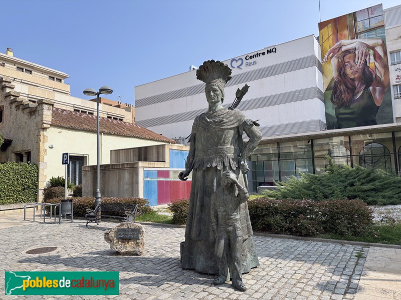 Reus - Escultura <i>El gegant indi</i> (Foto: Albert Esteves, 2024) Reus - Escultura <i>El gegant indi</i>