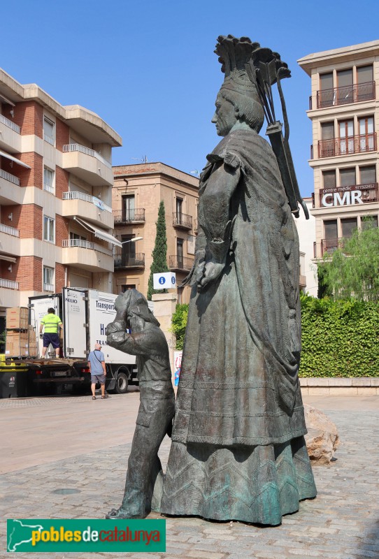 Reus - Escultura <i>El gegant indi</i> (Foto: Albert Esteves, 2024) Reus - Escultura <i>El gegant indi</i>