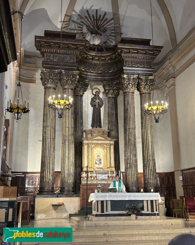 Reus - Església de Sant Francesc (Foto: Albert Esteves, 2024) Reus - Església de Sant Francesc