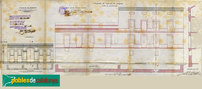 Reus - Antiga fàbrica Rius Gatell (Museu del Vermut). Plànol
