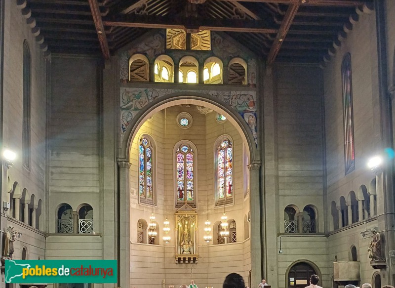 Barcelona - Església de Santa Maria del Taulat (Foto: Sergi Suárez, 2024) Barcelona - Església de Santa Maria del Taulat