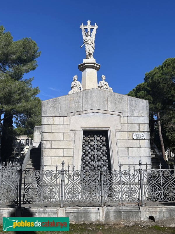 Reus - Cementiri. Panteó Òdena-Yglesias (Foto: Albert Esteves, 2024) Reus - Cementiri. Panteó Òdena-Yglesias