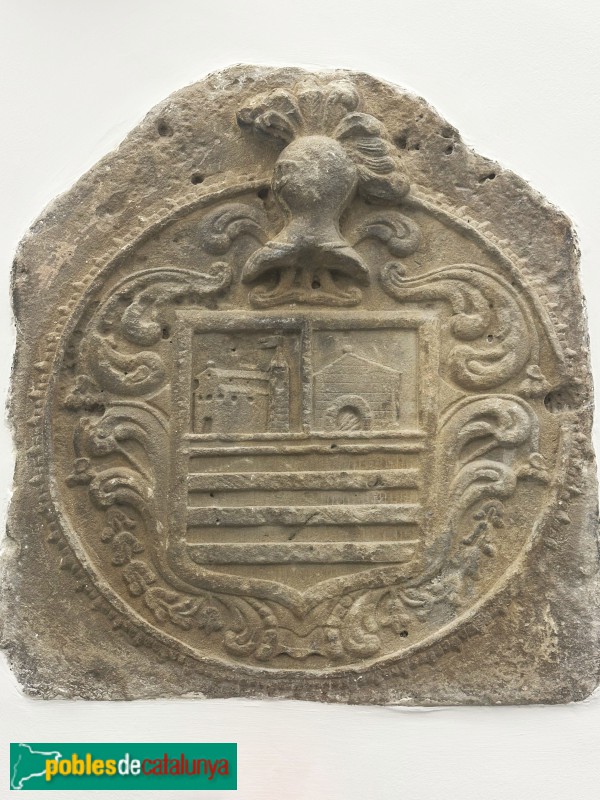 Reus - Mas d'Iglésies. Escut heràldic (Foto: Albert Esteves, 2024) Reus - Mas d'Iglésies. Escut heràldic