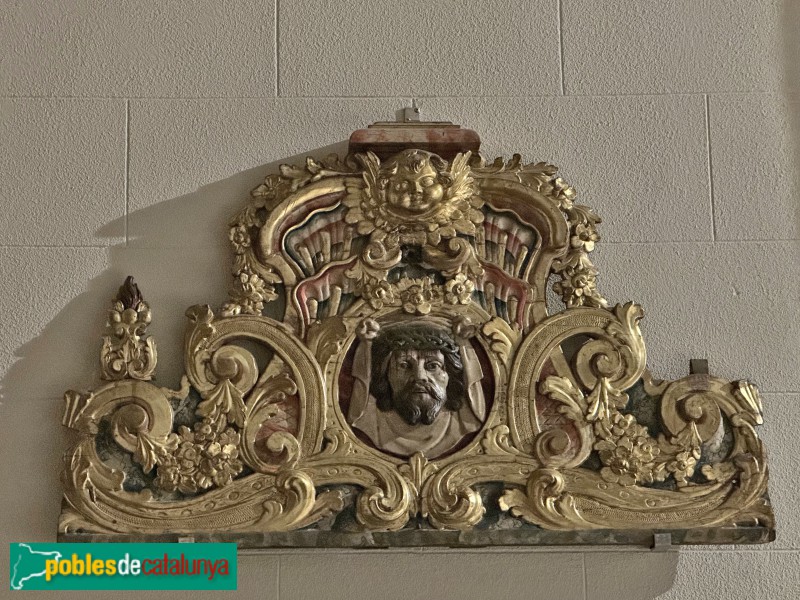 Riudoms - Església de Sant Jaume. Fragment del pas de la Pietat, del segle XVII (Foto: Albert Esteves, 2024) Riudoms - Església de Sant Jaume. Fragment del pas de la Pietat, del segle XVII