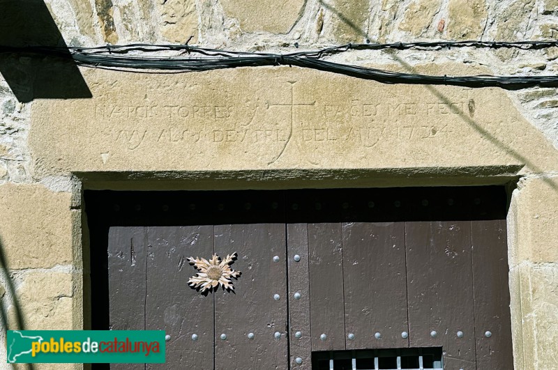 Madremanya - Llinda. 1724 (Foto: Albert Esteves, 2024) Madremanya - Llinda. 1724