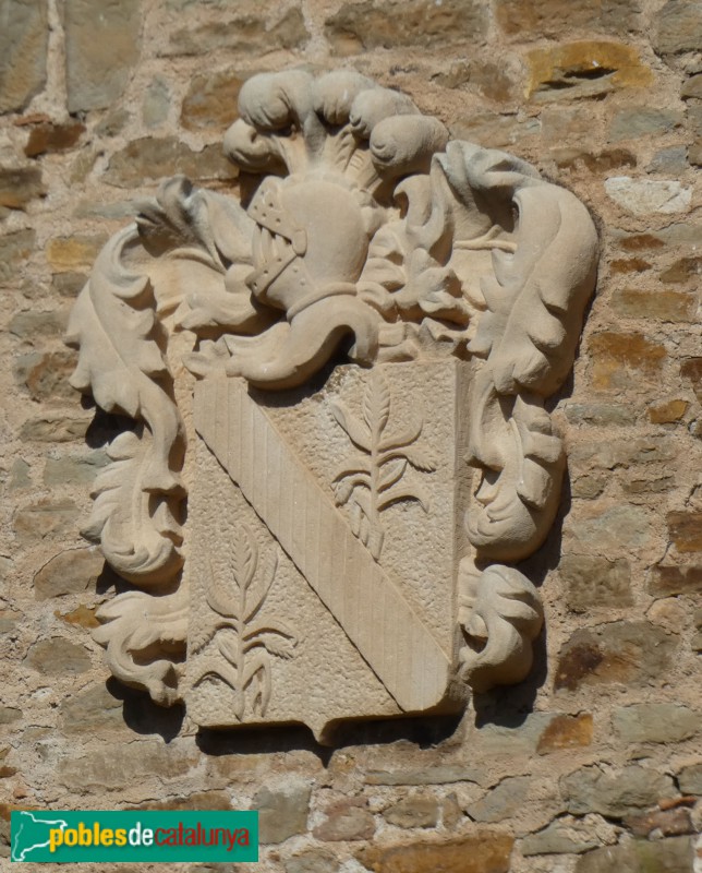 Madremanya - Millars. Escut de Millars (Foto: Albert Esteves, 2024) Madremanya - Millars. Escut de Millars