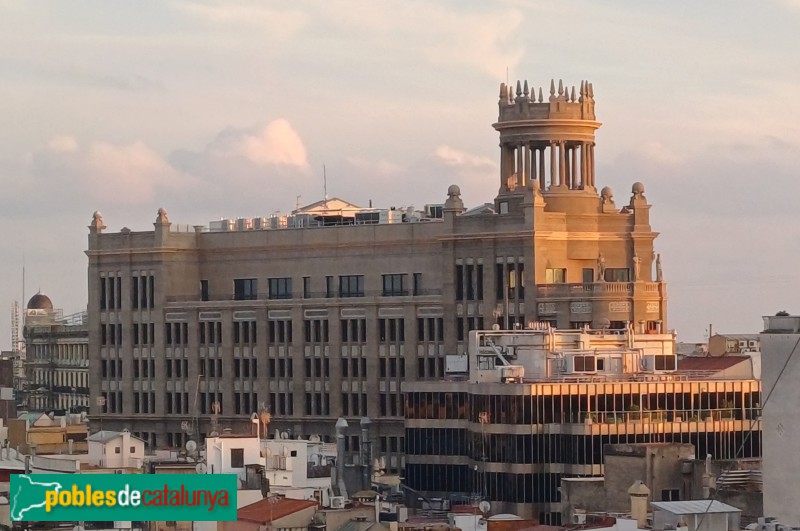 Barcelona - Via Laietana, edifici Sindicats (Foto: Sergi Suárez, 2024) Barcelona - Via Laietana, edifici Sindicats