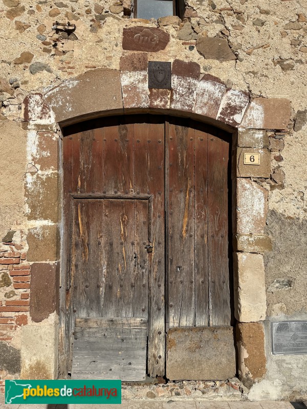 Botarell - Nucli antic. Portal (1776) (Foto: Albert Esteves, 2024) Botarell - Nucli antic. Portal (1776)