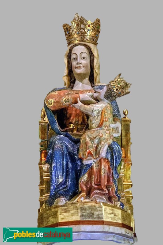 Tarragona - Catedral. Imatge de la Mare de Déu del Claustre Tarragona - Catedral. Imatge de la Mare de Déu del Claustre