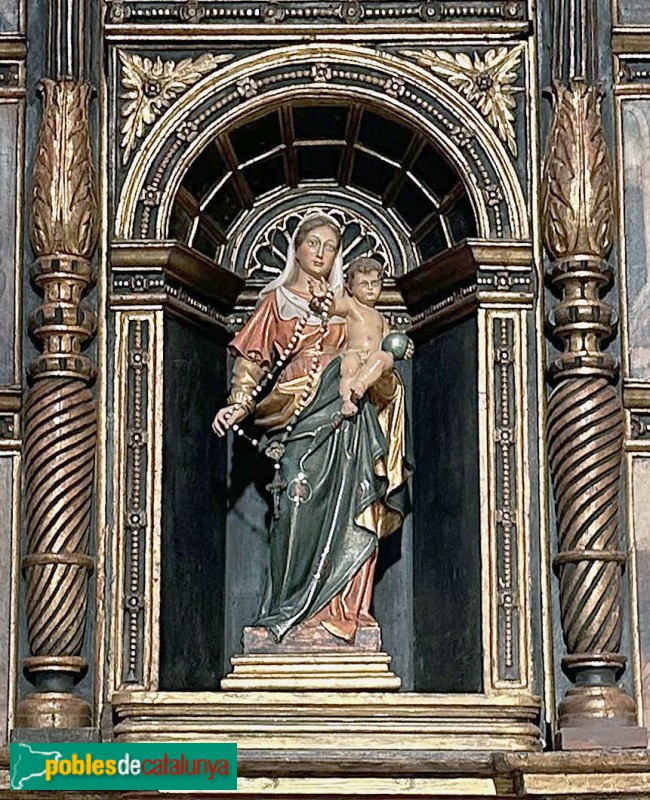 Vinyols i els Arcs - Retaule del Roser (Foto: Albert Esteves, 2024) Vinyols i els Arcs - Retaule del Roser