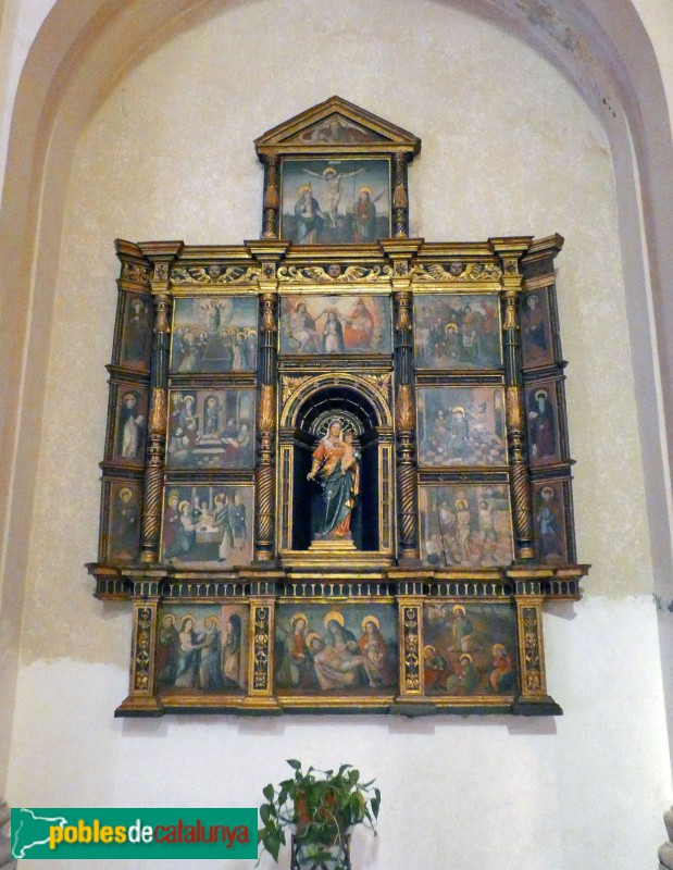 Vinyols i els Arcs - Retaule del Roser (Foto: Albert Esteves, 2024) Vinyols i els Arcs - Retaule del Roser