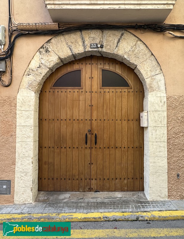 Vinyols i els Arcs - Llinda de 1770 (Foto: Albert Esteves, 2024) Vinyols i els Arcs - Llinda de 1770