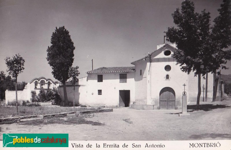 Montbrió del Camp - Ermita de Sant Antoni de Pàdua. Postal antiga Montbrió del Camp - Ermita de Sant Antoni de Pàdua. Postal antiga