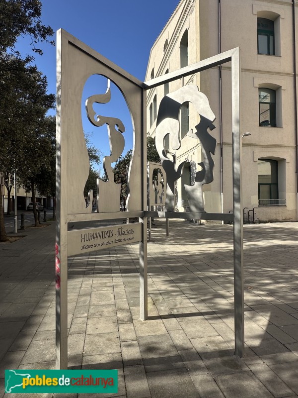 Salt - Escultura Humanitats (Foto: Albert Esteves, 2024) Salt - Escultura Humanitats