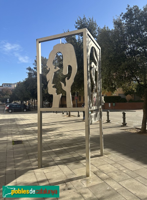 Salt - Escultura Humanitats (Foto: Albert Esteves, 2024) Salt - Escultura Humanitats