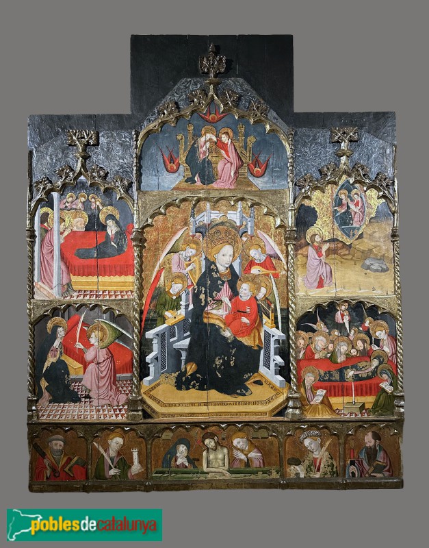 Vilafranca del Penedès - Retaule de la Mare de Déu (Vinseum) (Foto: Albert Esteves, 2024) Vilafranca del Penedès - Retaule de la Mare de Déu (Vinseum)