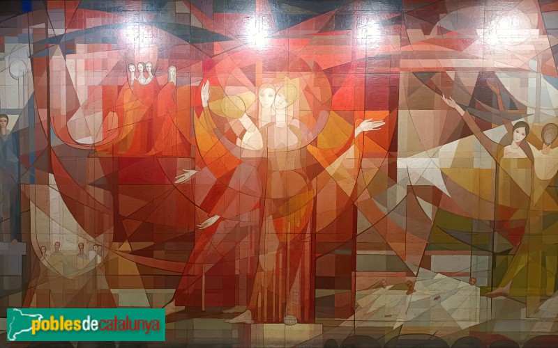 Barcelona - Mural <i>Himne al sol</i> (Foto: Anna Corcoll, 2022) Barcelona - Mural <i>Himne al sol</i>