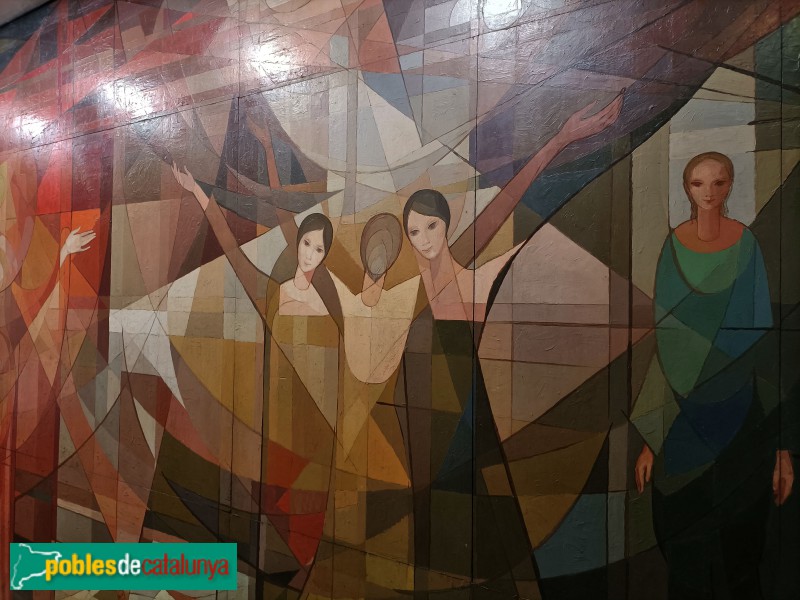 Barcelona - Mural <i>Himne al sol</i> (Foto: Anna Corcoll, 2022) Barcelona - Mural <i>Himne al sol</i>