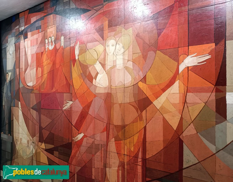 Barcelona - Mural <i>Himne al sol</i> (Foto: Anna Corcoll, 2022) Barcelona - Mural <i>Himne al sol</i>