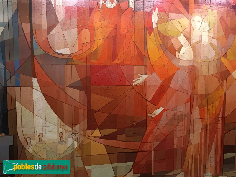 Barcelona - Mural <i>Himne al sol</i> (Foto: Anna Corcoll, 2022) Barcelona - Mural <i>Himne al sol</i>