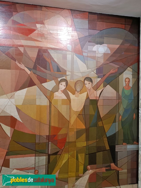 Barcelona - Mural <i>Himne al sol</i> (Foto: Anna Corcoll, 2022) Barcelona - Mural <i>Himne al sol</i>