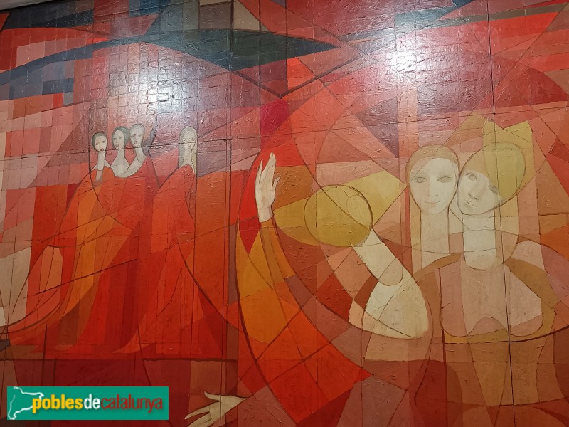 Barcelona - Mural <i>Himne al sol</i> (Foto: Anna Corcoll, 2022) Barcelona - Mural <i>Himne al sol</i>