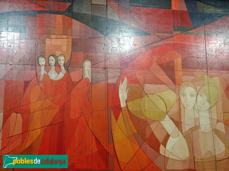 Barcelona - Mural <i>Himne al sol</i> (Foto: Anna Corcoll, 2022) Barcelona - Mural <i>Himne al sol</i>