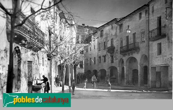 L'Aleixar - Porxos de la Plaça. Postal antiga L'Aleixar - Porxos de la Plaça. Postal antiga