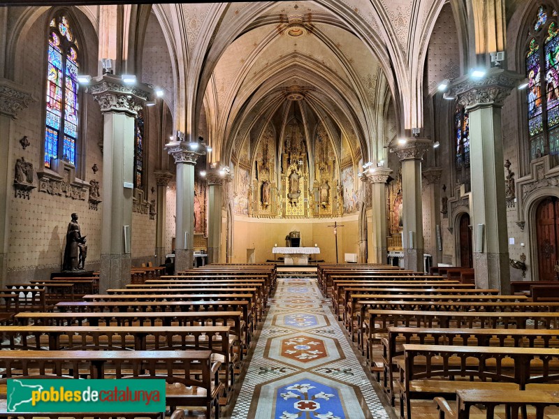 Barcelona - Capella del Col·legi de les Teresianes (Foto: <i>Agustí Prats Aragonès</i>, 2024) Barcelona - Capella del Col·legi de les Teresianes