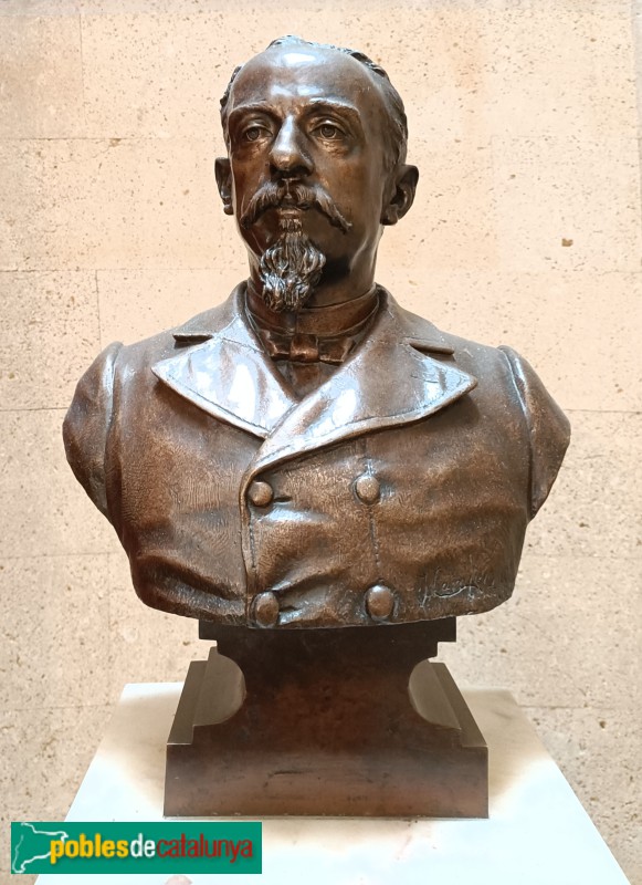 Barcelona - Pau Claris, 94. Bust del Doctor Salvador Andreu (Josep Campeny) (Foto: Anna Corcoll, 2024) Barcelona - Pau Claris, 94. Bust del Doctor Salvador Andreu (Josep Campeny)