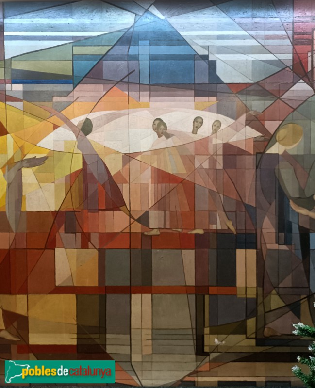 Barcelona - Mural Pau Claris, 162-164 (Foto: Anna Corcoll, 2024) Barcelona - Mural Pau Claris, 162-164