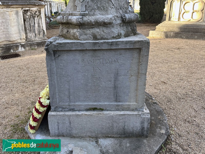 Girona - Cementiri. Creu Bonica (Foto: Albert Esteves, 2024) Girona - Cementiri. Creu Bonica