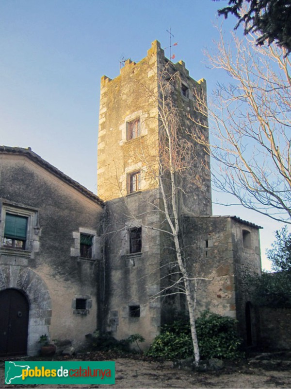 Llagostera - Torre Albertí (Foto: <i>Josep Font Piqueras -invarquit.cultura.gencat.cat-</i>, 2012) Llagostera - Torre Albertí