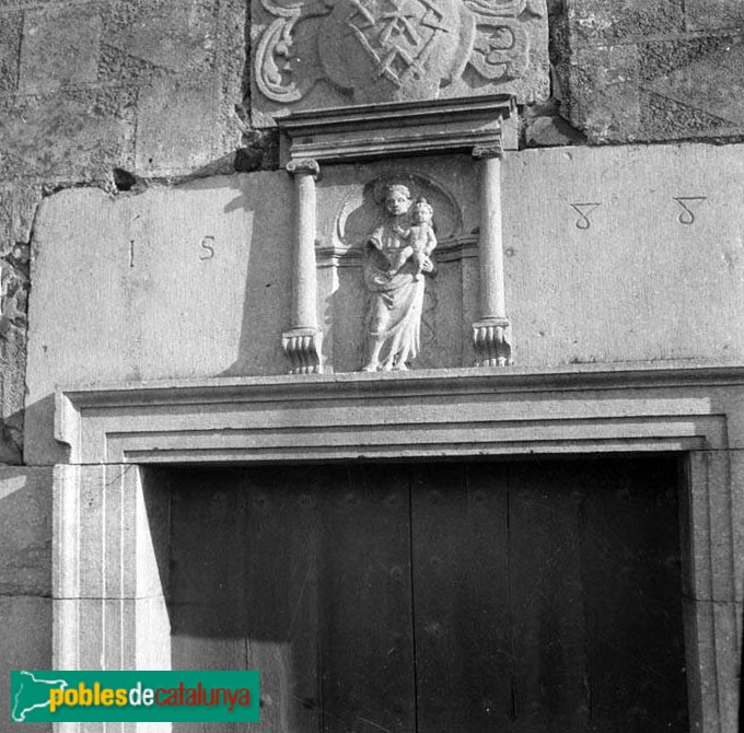 Llagostera - Torre Albertí. Capella del Roser (Foto: <i>Francesc Blasi -Arxiu Fotogràfic Centre Excursionista de Catalunya-</i>, 1924) Llagostera - Torre Albertí. Capella del Roser