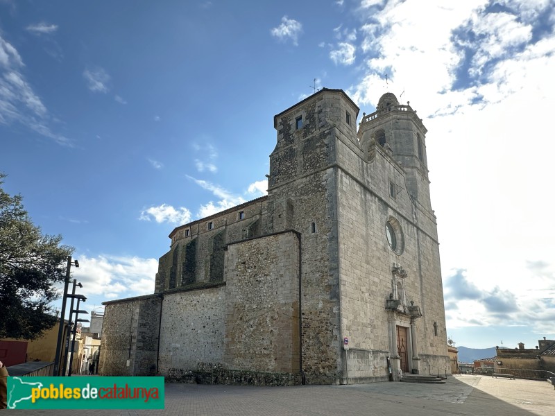 Llagostera - Església de Sant Feliu (Foto: Albert Esteves, 2025) Llagostera - Església de Sant Feliu