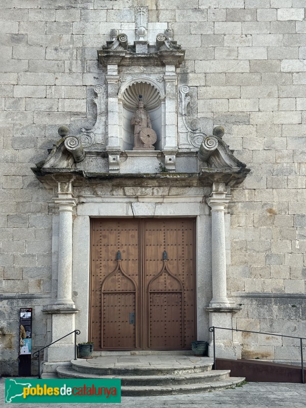 Llagostera - Església de Sant Feliu (Foto: Albert Esteves, 2025) Llagostera - Església de Sant Feliu