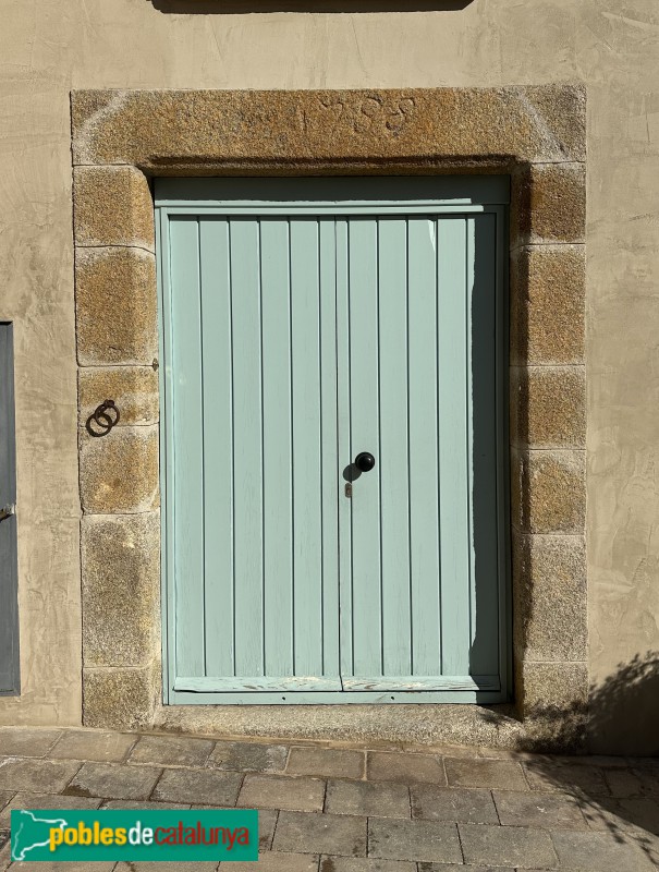 Llagostera - Carrer Hospital. Llinda de 1788