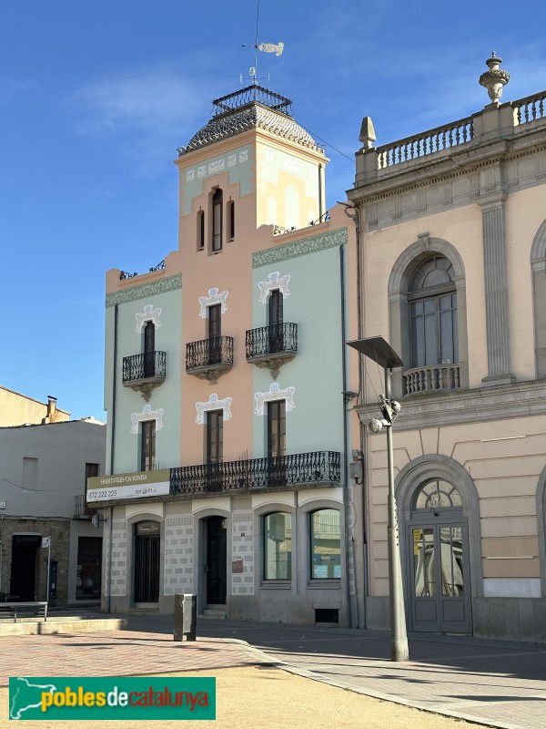 Llagostera - Casa Anton Domènech (Foto: Albert Esteves, 2025) Llagostera - Casa Anton Domènech