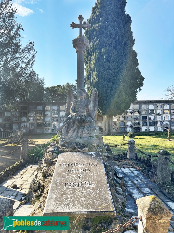 Llagostera - Cementiri. Sepulcre Coris (Foto: Albert Esteves, 2025) Llagostera - Cementiri. Sepulcre Coris