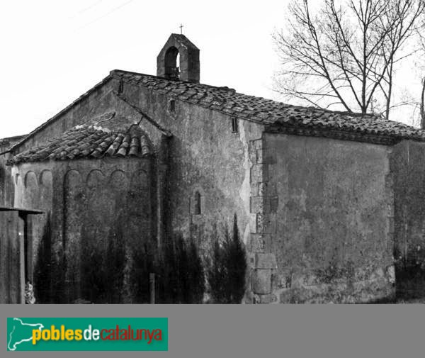 Llagostera - Ermita de Sant Ampèlit (Foto: <i>Ramon M. Castells -calaix.gencat.cat-</i>, 1983) Llagostera - Ermita de Sant Ampèlit