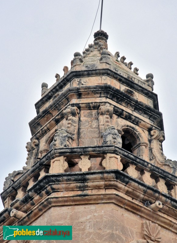 La Pobla de Montornès - Campanar de l'església de Santa Maria (Foto: Valentí Pons, 2025) La Pobla de Montornès - Campanar de l'església de Santa Maria