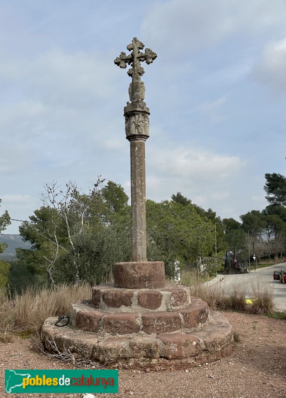Cervelló - Creu de terme de Santa Maria