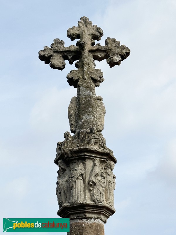 Cervelló - Creu de terme de Santa Maria (Foto: Albert Esteves, 2025) Cervelló - Creu de terme de Santa Maria