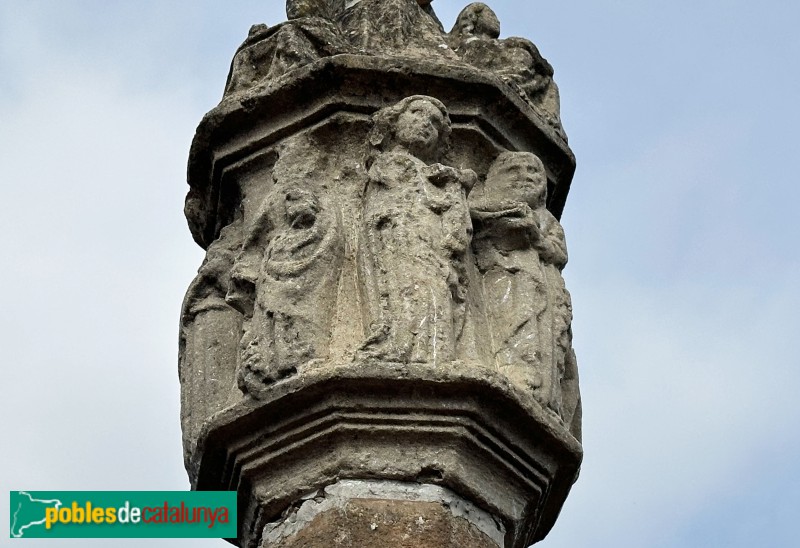 Cervelló - Creu de terme de Santa Maria (Foto: Albert Esteves, 2025) Cervelló - Creu de terme de Santa Maria