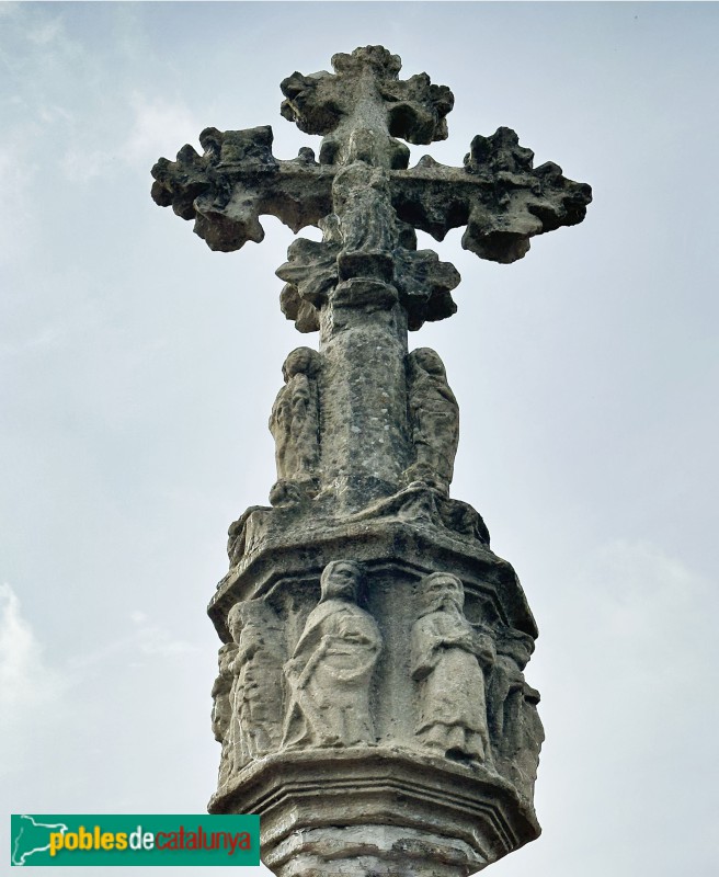 Cervelló - Creu de terme de Santa Maria (Foto: Albert Esteves, 2025) Cervelló - Creu de terme de Santa Maria